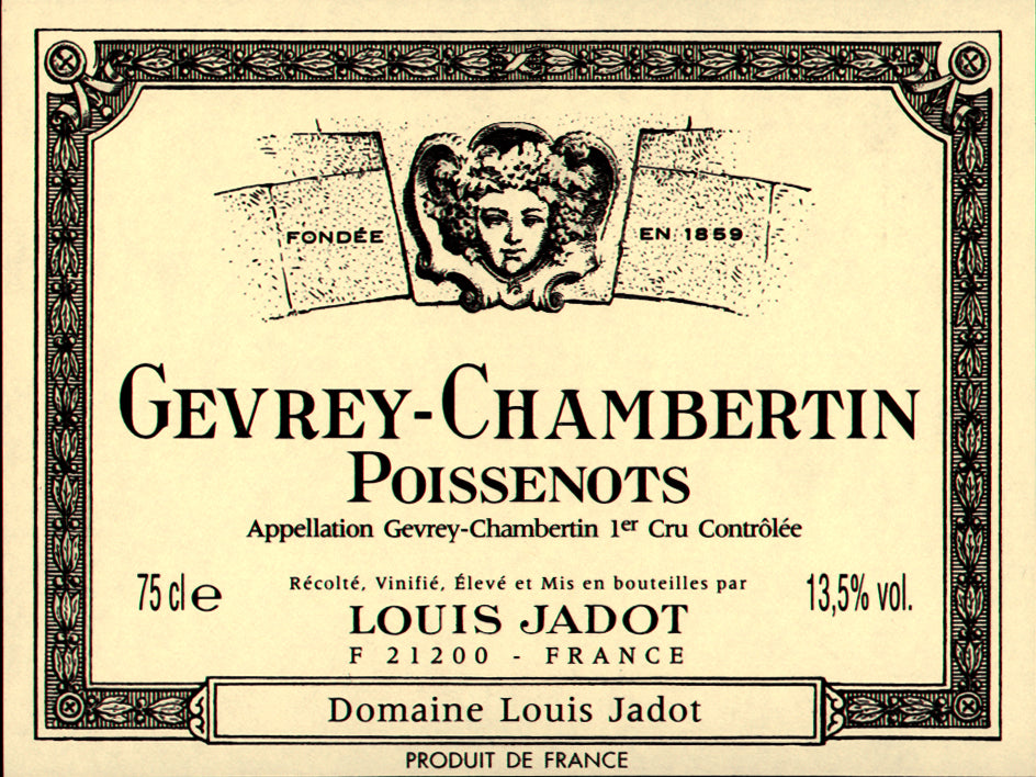 Louis Jadot Gevrey-Chambertin 1er Cru Poissenots