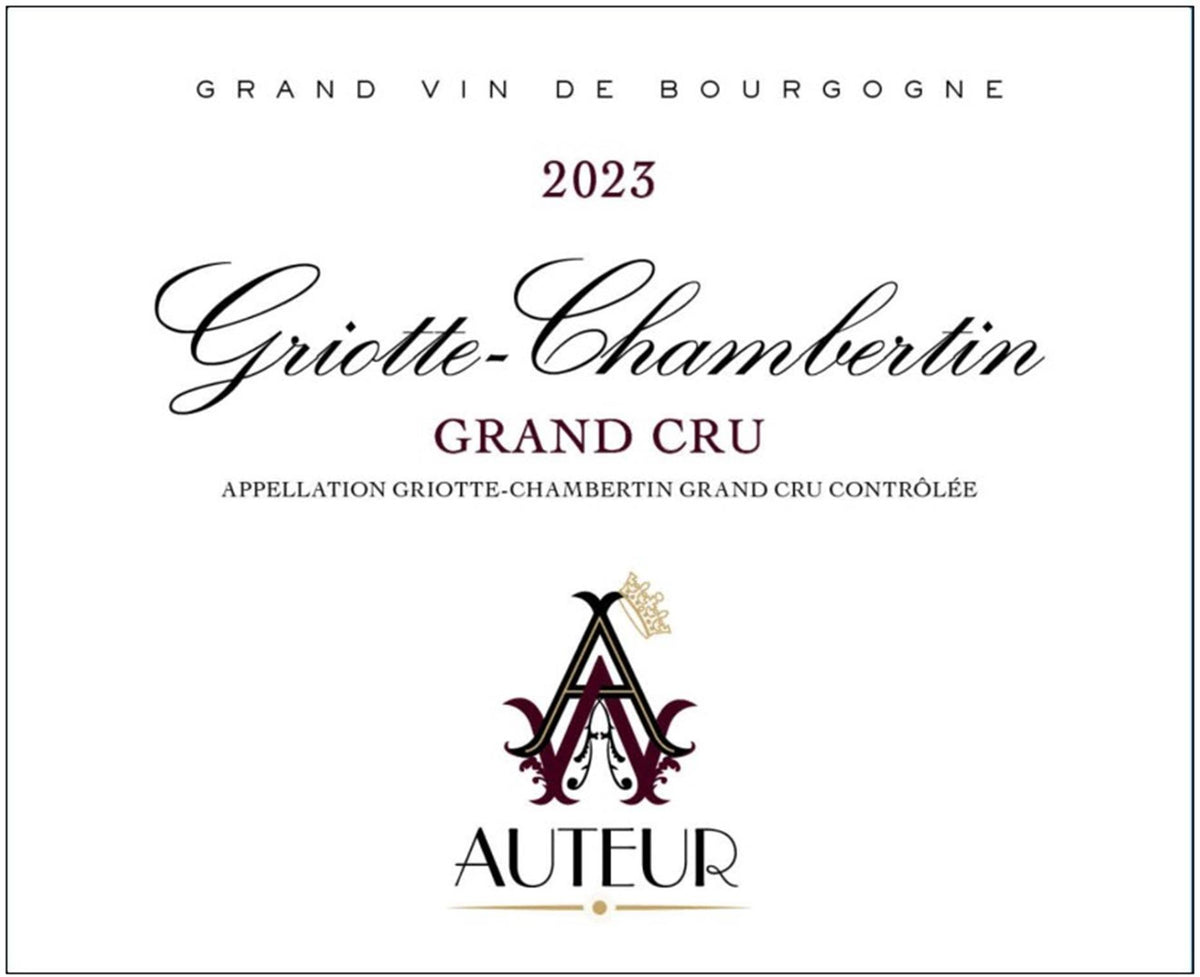 Auteur Griotte-Chambertin Grand Cru