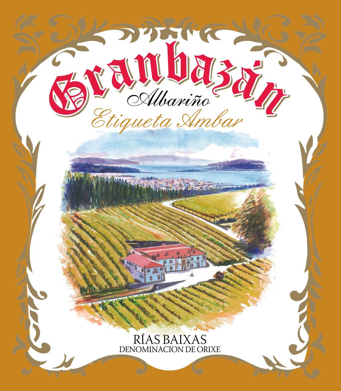 Granbazán Rías Baixas Albariño Etiqueta Ambar