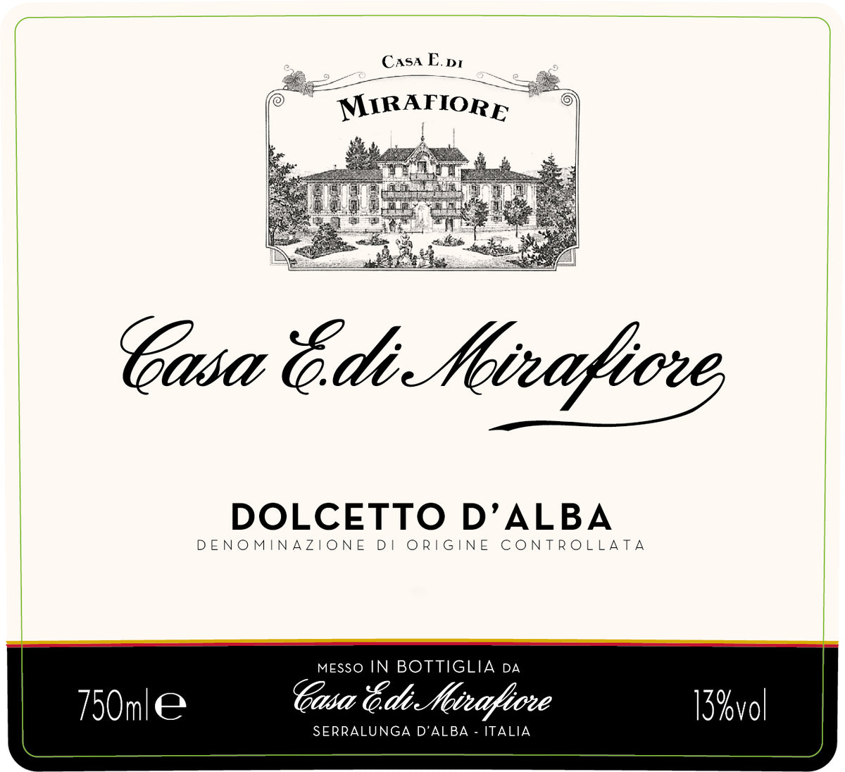 Casa E. di Mirafiore Dolcetto d'Alba Dry Red Wine