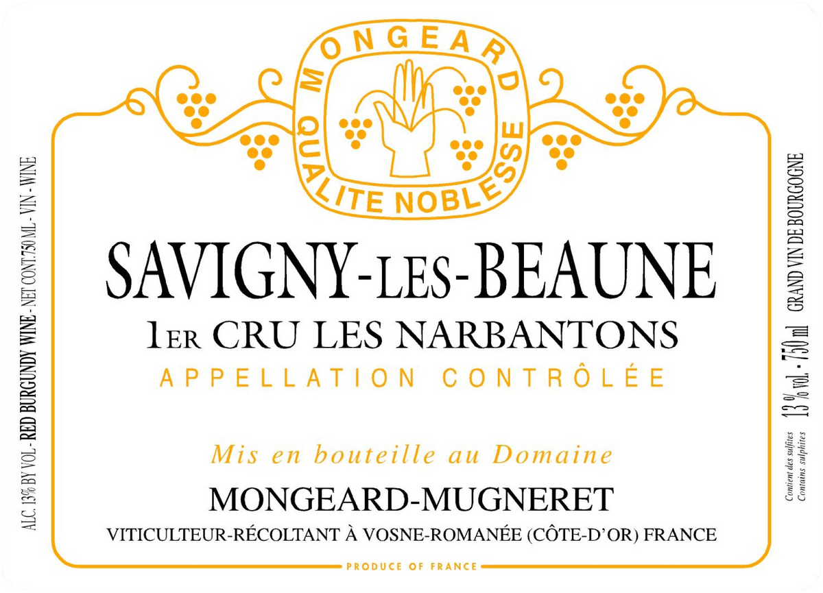 Domaine Mongeard-Mugneret Savigny-lès-Beaune 1er Cru Les Narbantons