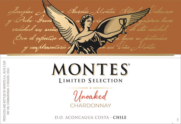 Montes Limited Selection Chardonnay Unoaked Aconcagua Costa