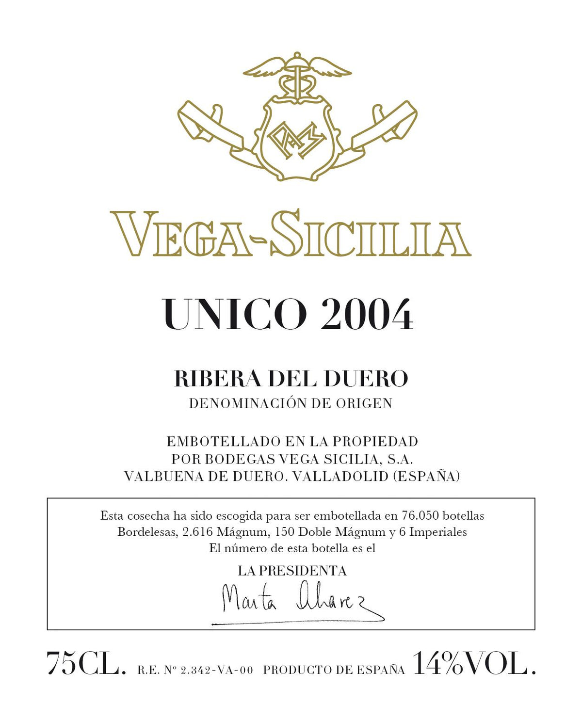 Vega Sicilia Ribera del Duero Único
