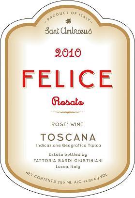 Fattoria Sardi Toscana Felice Sant Ambroeus Rosato