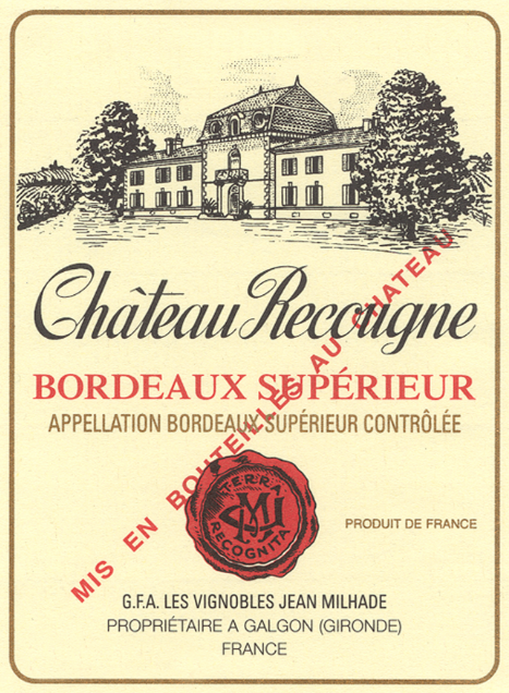 Château Recougne Bordeaux Supérieur
