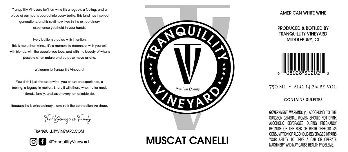 Tranquillity Vineyard Muscat Canelli