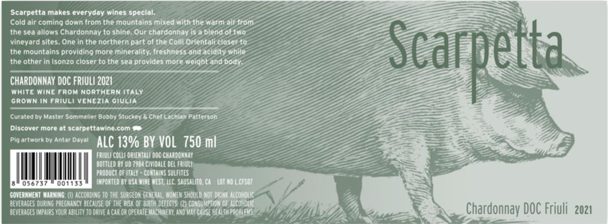 Scarpetta Friuli Chardonnay
