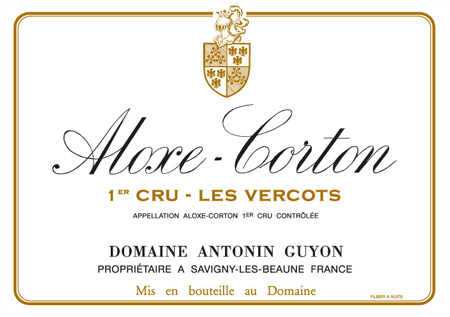 Domaine Antonin Guyon Aloxe-Corton 1er Cru Les Vercots