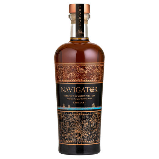 NAVIGATOR STRAIGHT BBN WKY RED WINE BRL FINISH 750ML