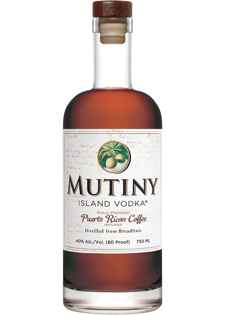 MUTINY ISLAND VODKA PUERTO RICAN COFFEE 750ML