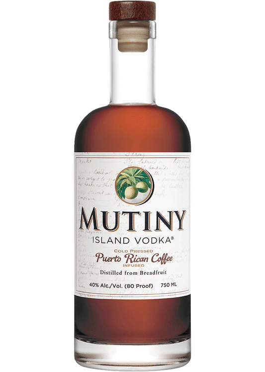 MUTINY ISLAND VODKA PUERTO RICAN COFFEE 750ML