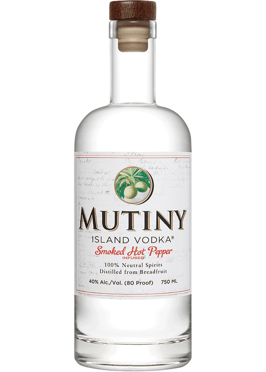 MUTINY ISLAND VODKA SMOKED HOT PEPPER 750ML