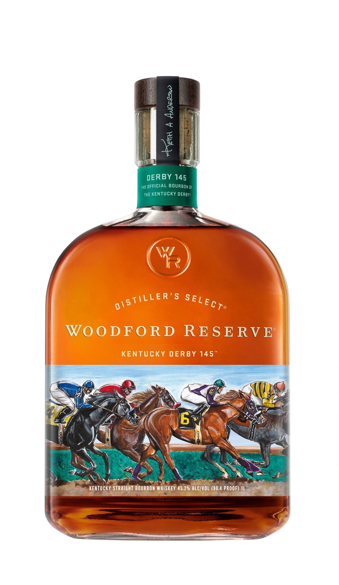 WOODFORD RESERVE BOURBON WHISKEY KENTUCKY DERBY EDITION 1L