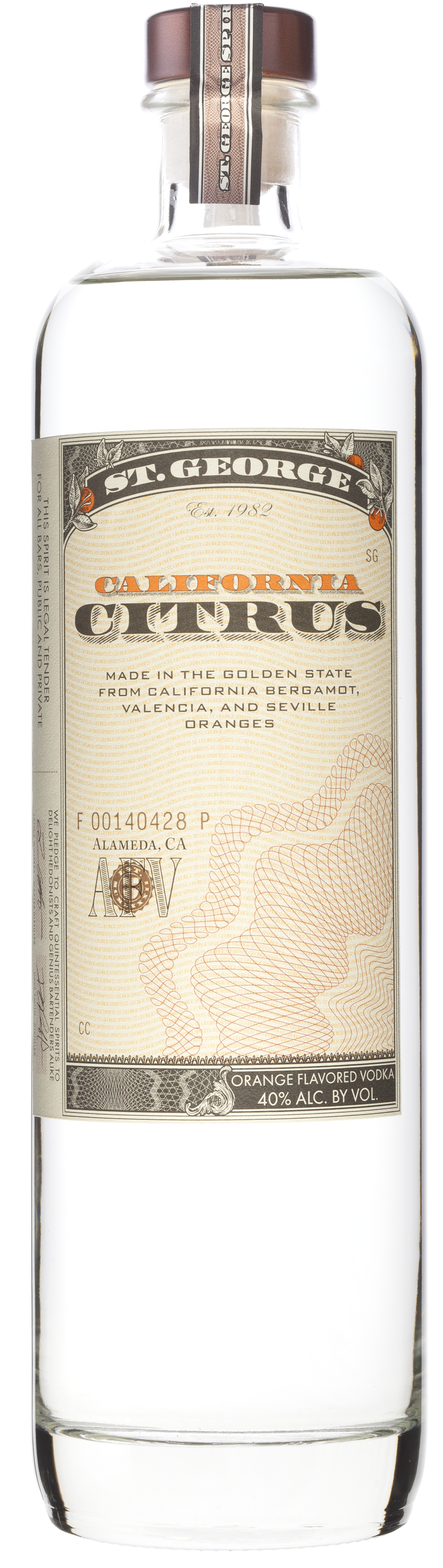 St. George Spirits California Citrus Vodka