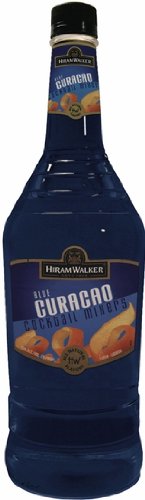 HIRAM WALKER BLUE CURAÇAO COCKTAIL MIXER 1L