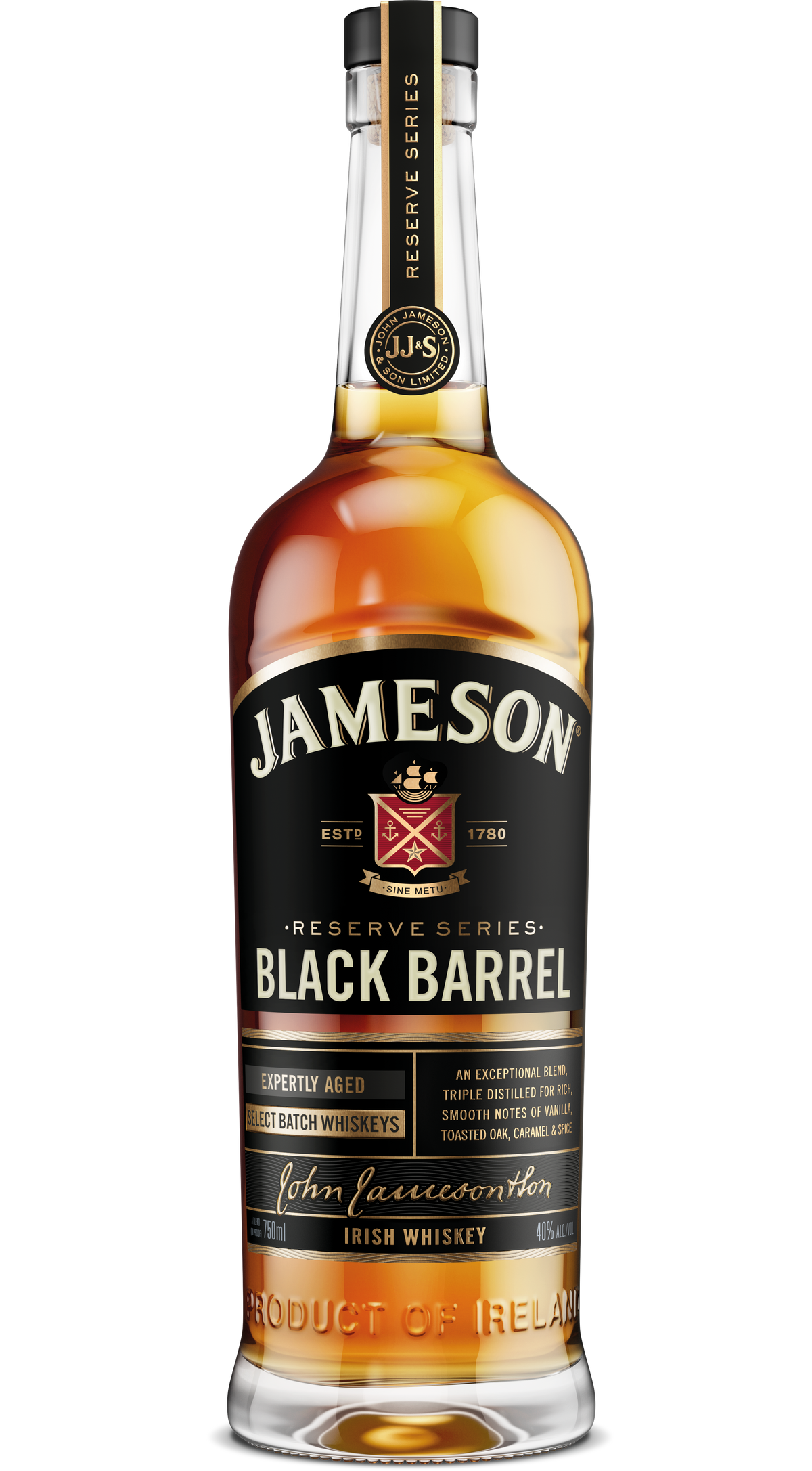 Jameson Reserve Series Black Barrel Irish Whiskey
