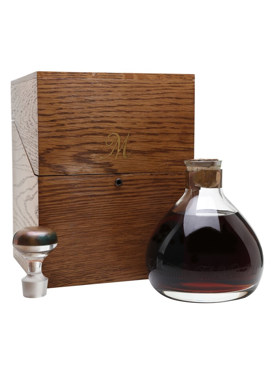 The Macallan Millenium 50 Year Old Single Malt Scotch 1949 with Decanter