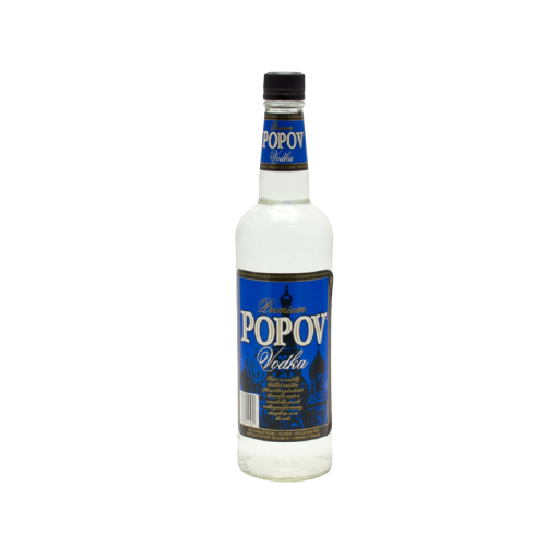 Popov Vodka Blue Label 100 Proof