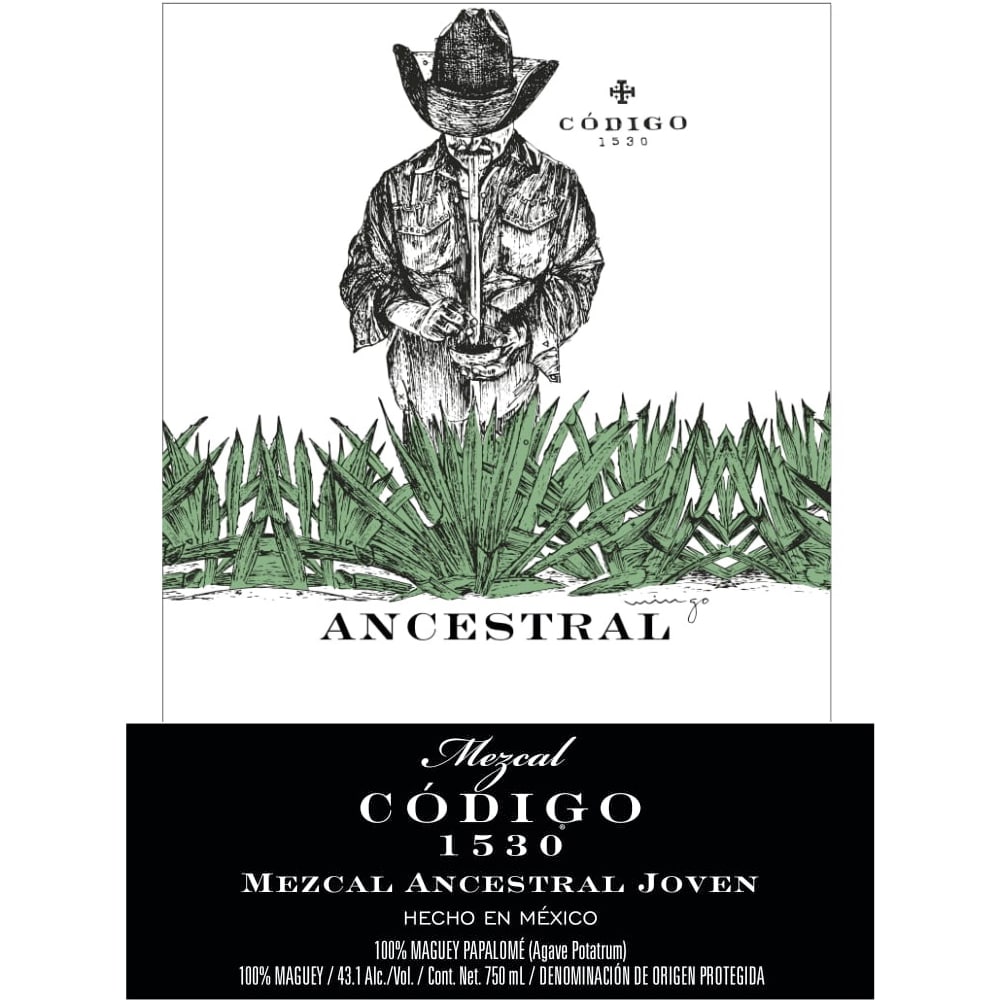 Código 1530 Mezcal Ancestral Joven 86.2 Proof