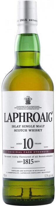 Laphroaig 10 Year Old Cask Strength Single Malt 117.2 Proof