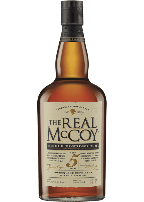 The Real Mccoy 5 Year Old Rum 80 Proof