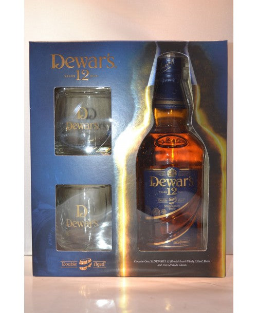 Dewar's 12 Year Old Special Reserve (w/ 2 Rock Glasses)
