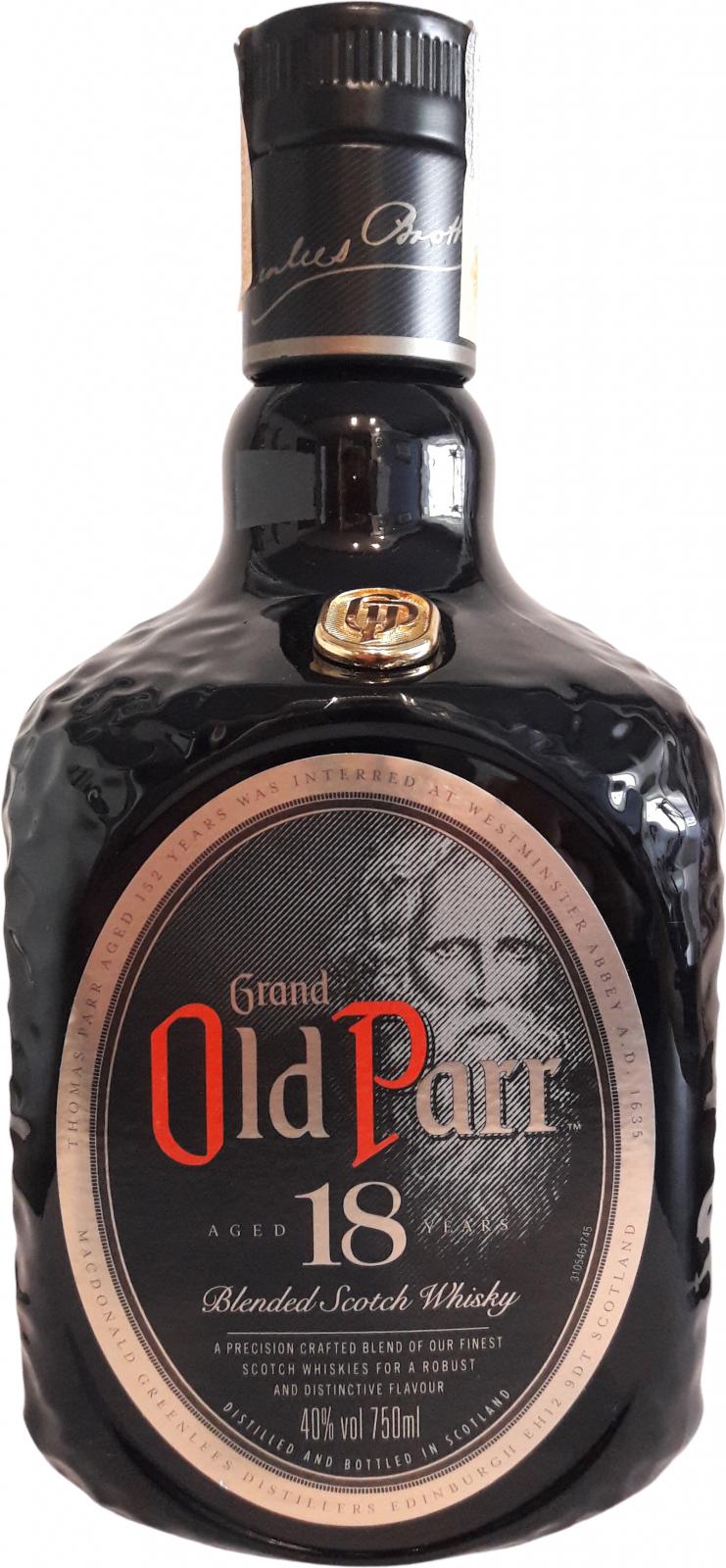Grand Old Parr 18 Year Old