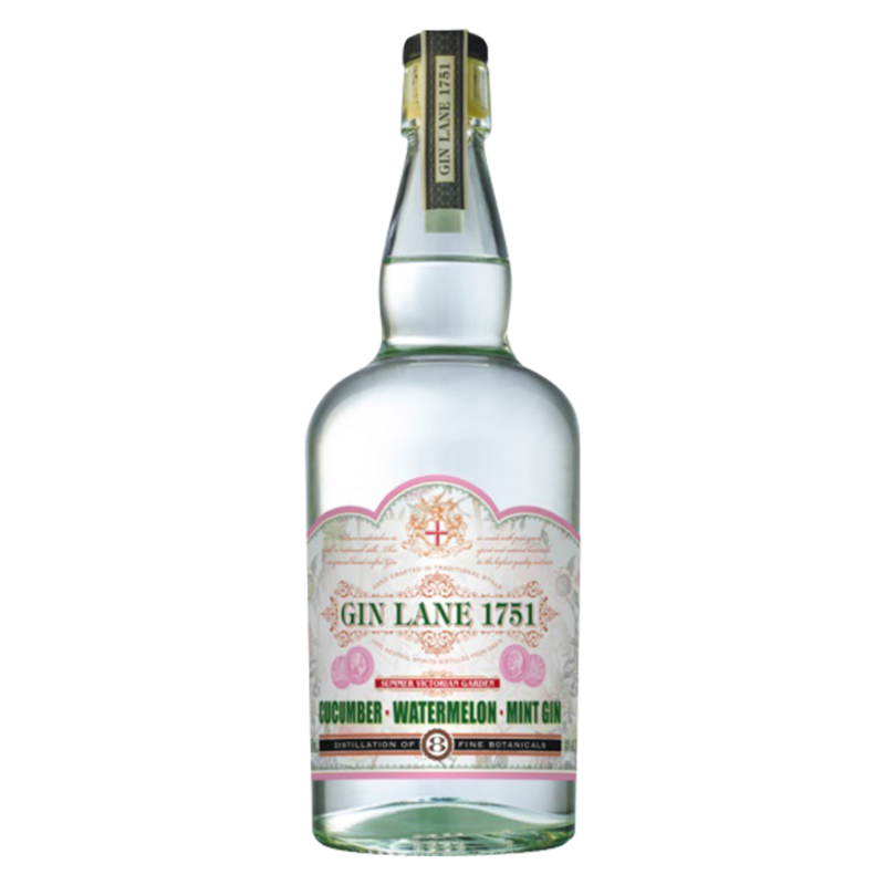 GIN LANE 1751 CUCUMBER WATERMELON MINT GIN ENGLAND 750ML