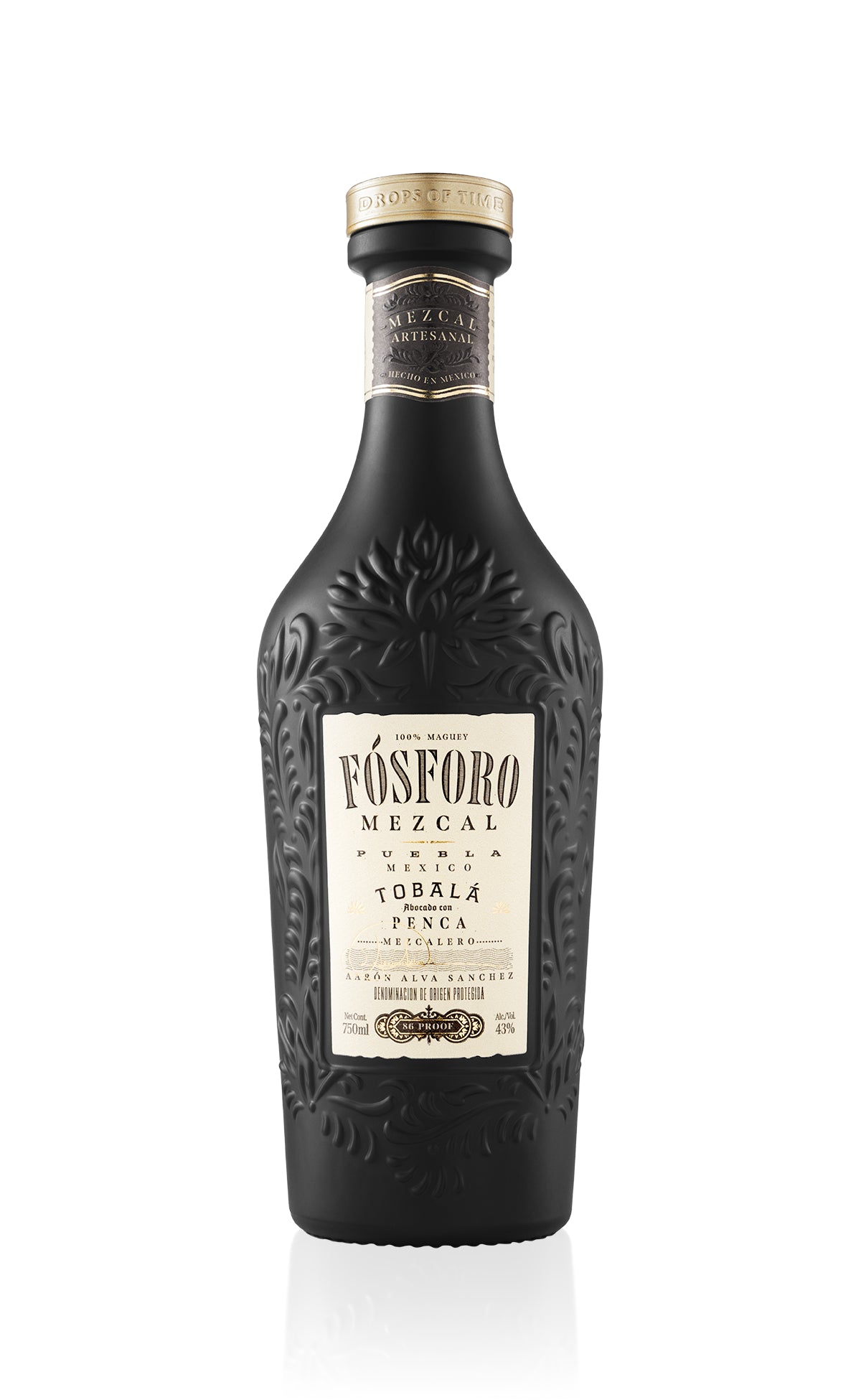 FOSFORO MEZCAL TOBALA PENCA 86PF 750ML