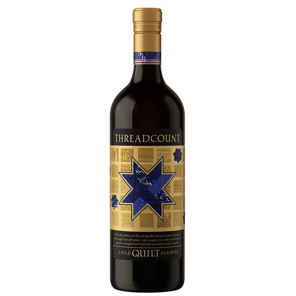 THREADCOUNT QUILT BOLD RED WINE 750ML