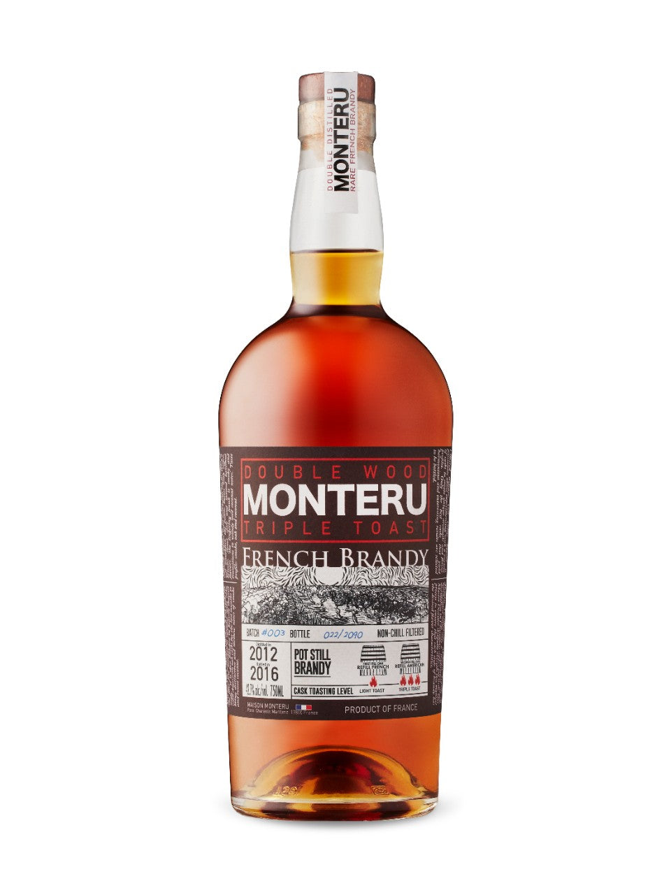Monteru Double Wood Triple Toast French Brandy