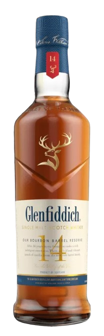 Glenfiddich 14 Year Old Bourbon Barrel Reserve Single Malt Scotch Whisky