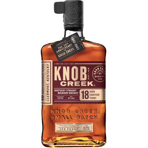 Knob Creek Limited Edition Small Batch 18 Years Old Kentucky Straight Bourbon Whiskey