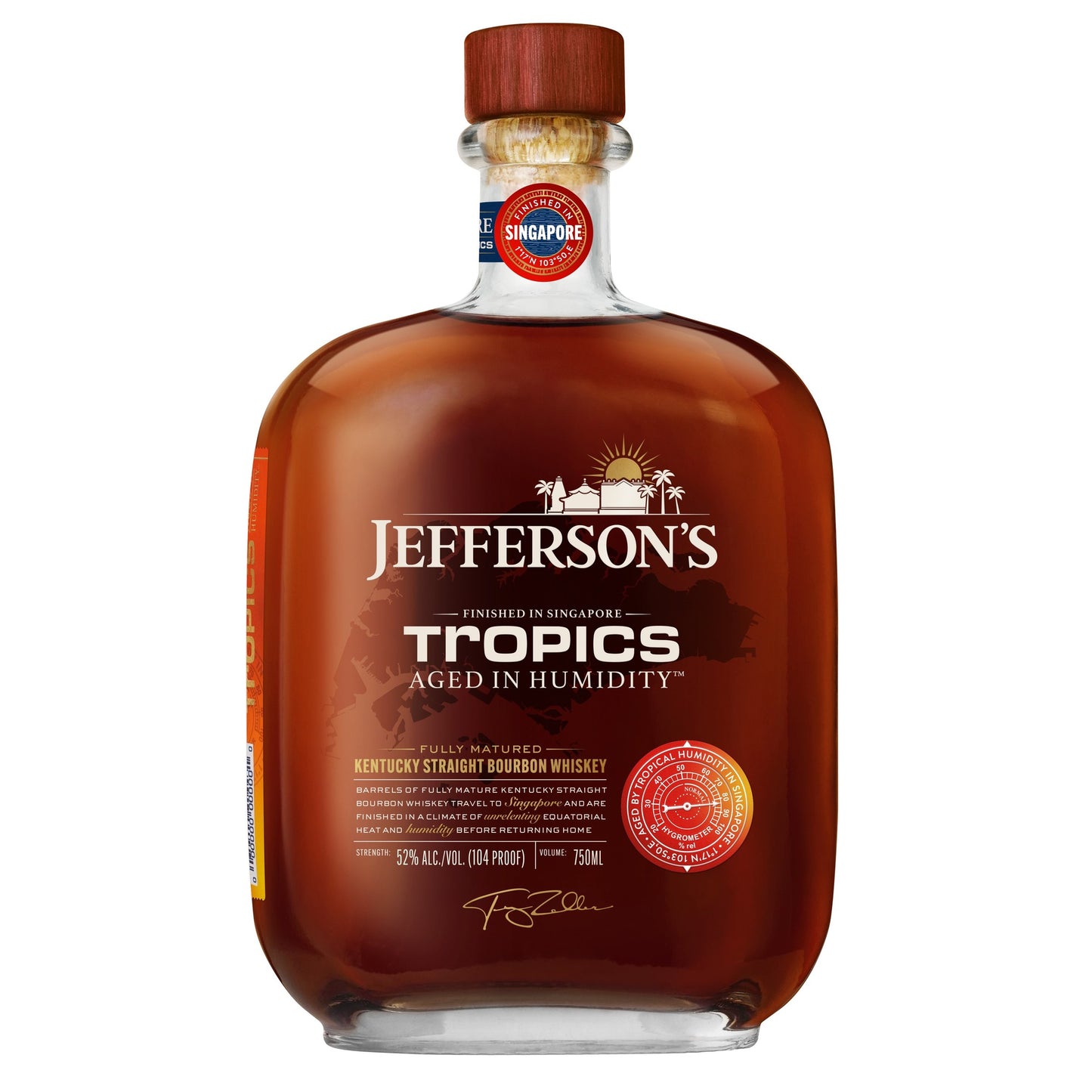 JEFFERSONS TROPICS FINISHED IN SINGAPORE 750ML