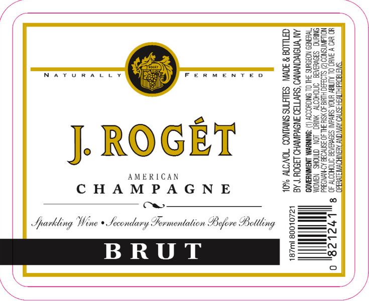 J. Rogét American Champagne Brut