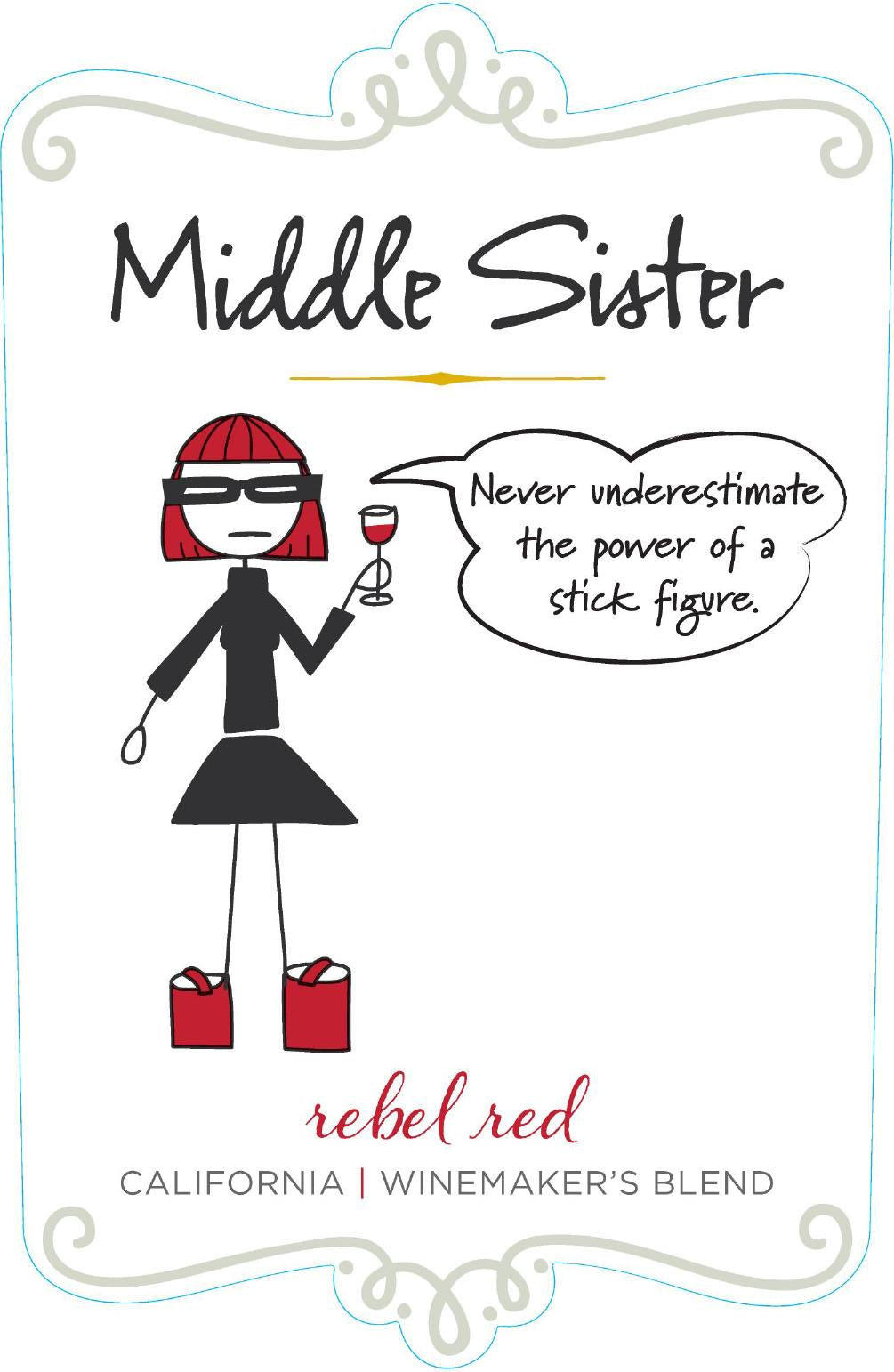 Middle Sister Rebel Red