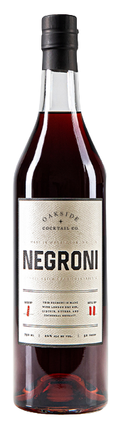 Oakside Cocktail Co. Small Batch Negroni Craft Cocktail