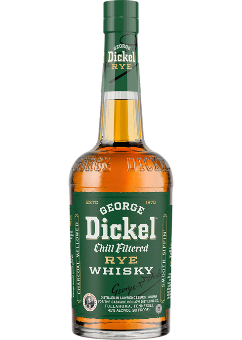 George Dickel Chill Filtered Rye Whiskey