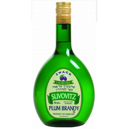 Zwack 3 Years Old Slivovitz Plum Brandy 80 Proof