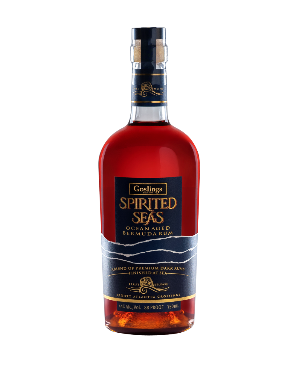 Gosling's Rum Spirited Seas Ocean Aged Bermuda Rum 88 Proof