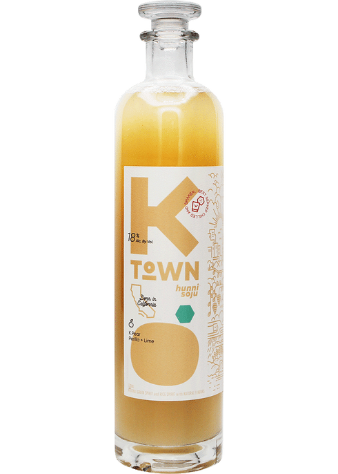 K Town Soju Korean Pear Perilla + Lime Soju