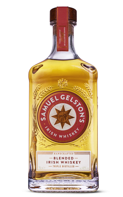 Samuel Gelston's Triple Distilled Handcrafted Blended Irish Whiskey 80 Proof