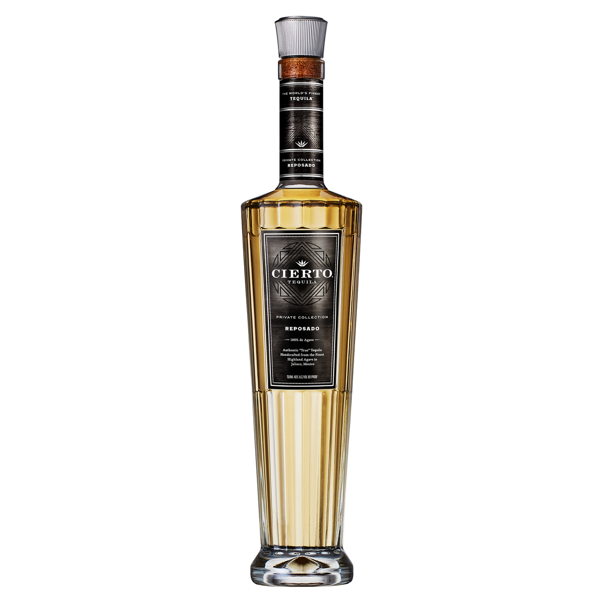 Cierto Tequila Private Collection Reposado Tequila 100% Agave 80 Proof