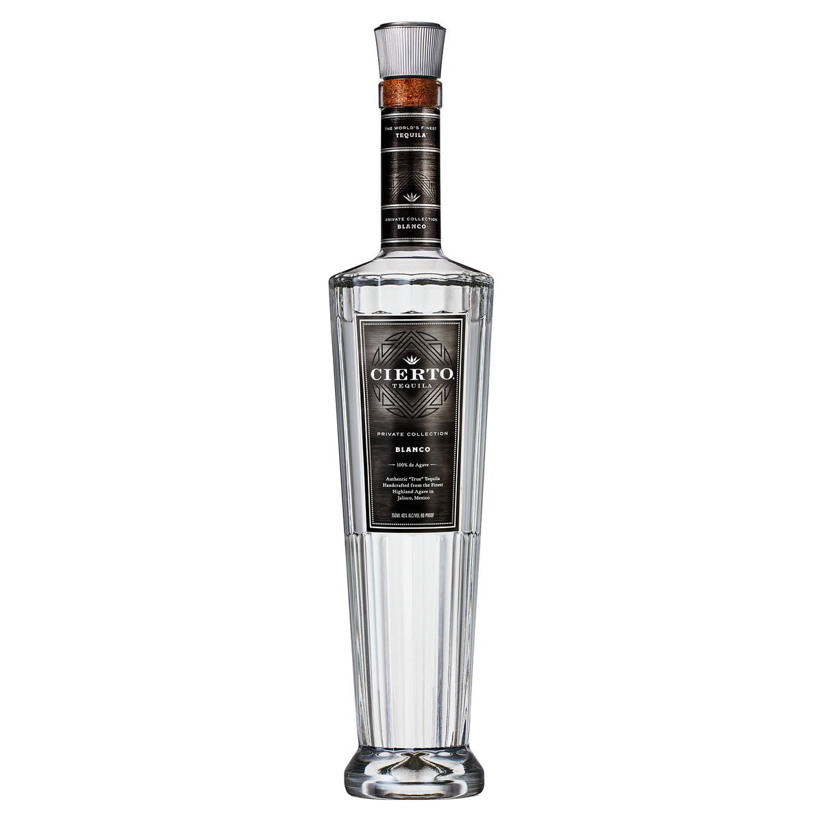Cierto Tequila Private Collection Blanco Tequila 100% Agave 80 Proof