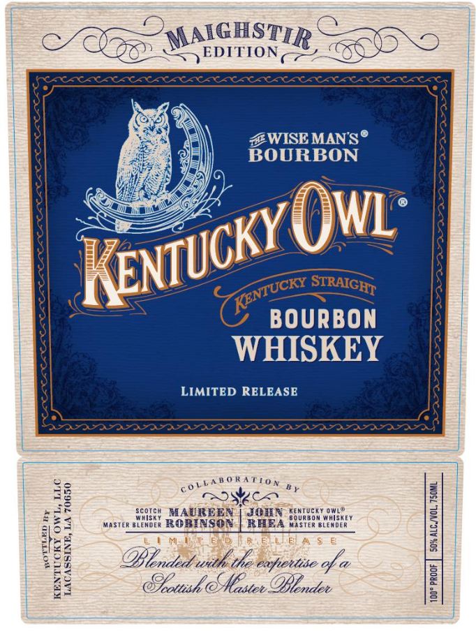 Kentucky Owl Limited Release Maighsrir Edition The Wise Man's Kentucky Straight Bourbon Whiskey