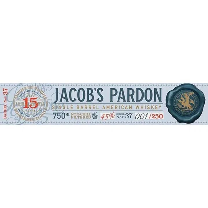 Jacob's Pardon 15 Year Old Single Barrel American Whiskey Cask #37