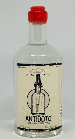 MEZCAL ANTIDOTO TEPEZTATE 25 YEARS LEGITIMO MEZCAL JOVEN ARTESANAL MEXICO 750ML